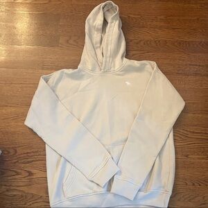 Abercrombie & Fitch Youth Cream Hoodie with Logo